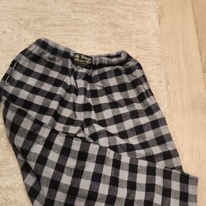 The Foundry Supply Co. Black and Gray Plaid Joggers